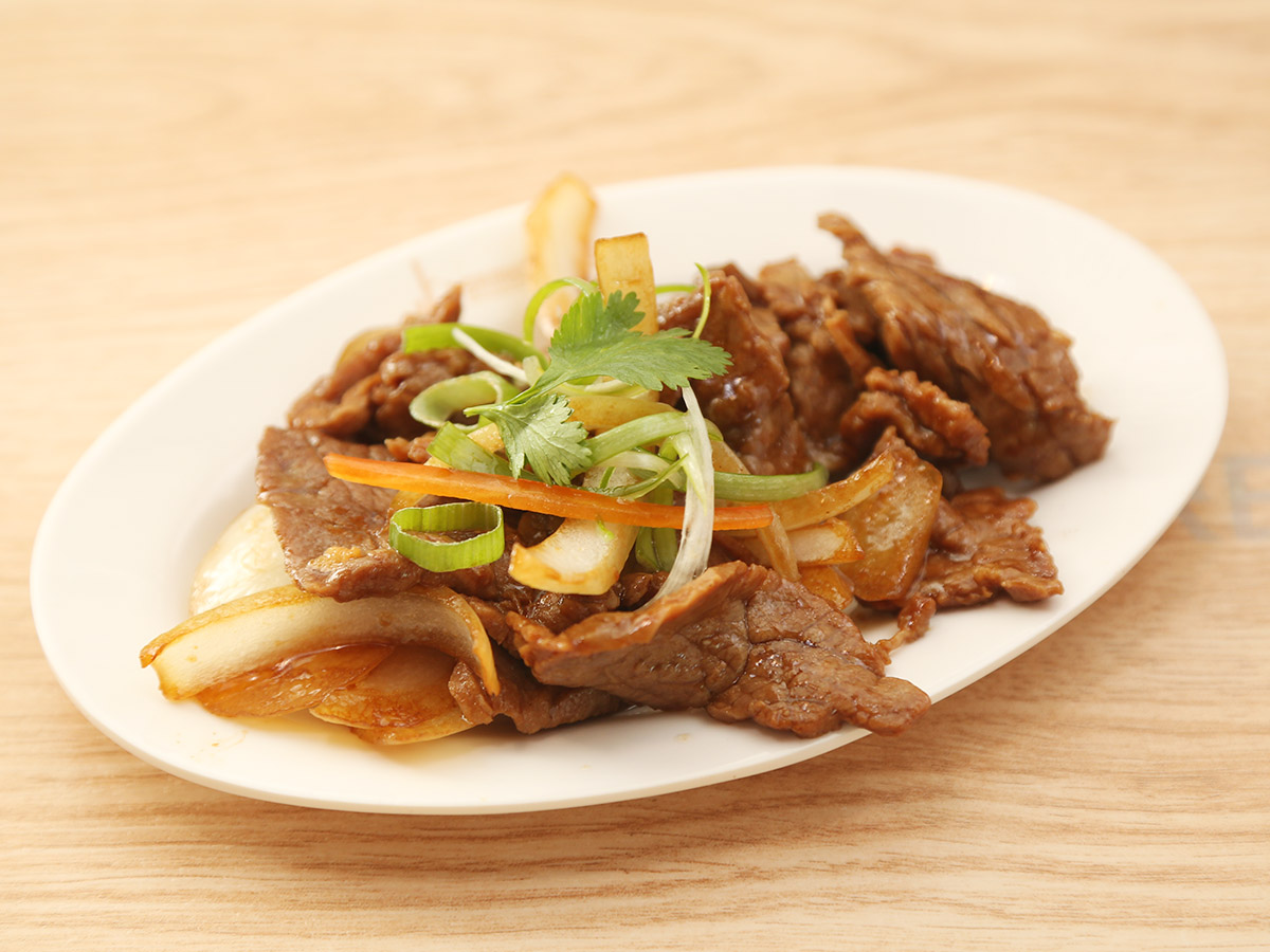 Boeuf oignons et épice./100g