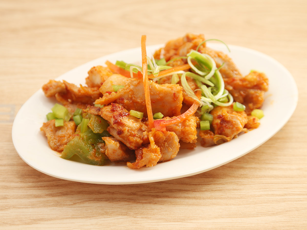 Filet de Cabillaud Sauce Thaï./100g